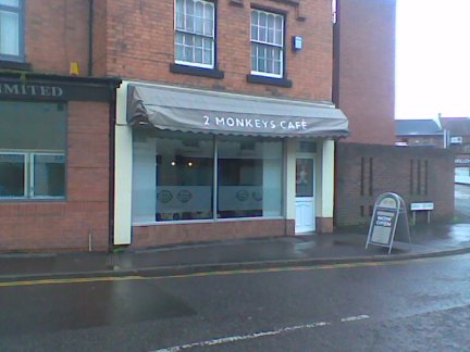 The 2 Monkeys Cafe in Loughborough Leicestershire