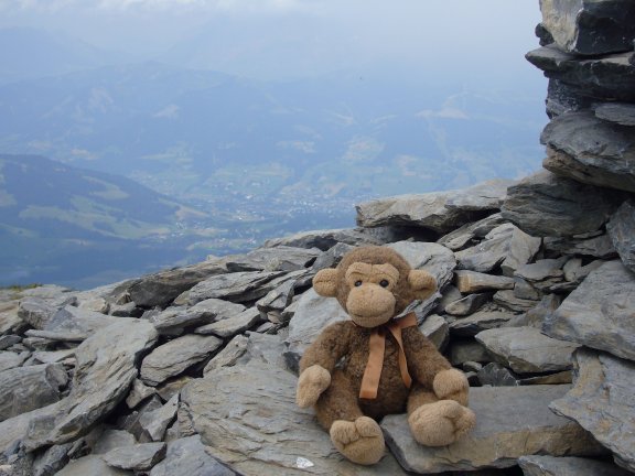 Christian Jimby near Mont Blanc