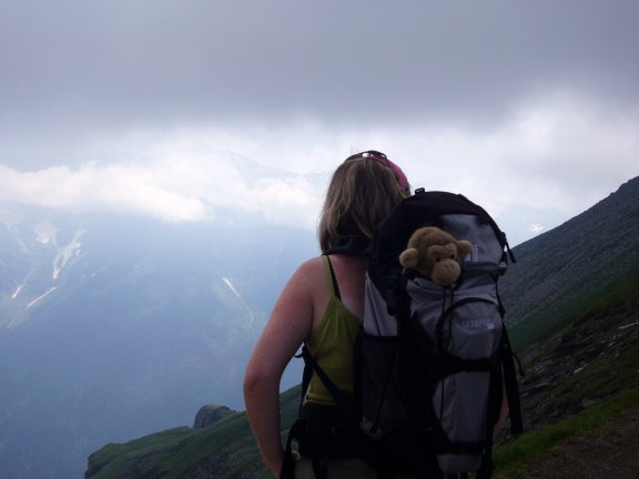 Christian Jimby near Mt Blanc