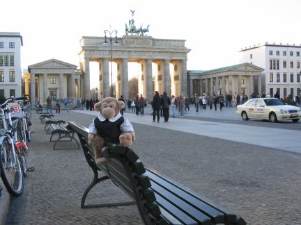 Jimby at The Brandenburg gate