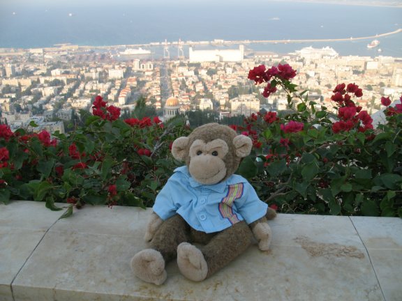 Then, I was in Haifa on the Mediterranean coast.