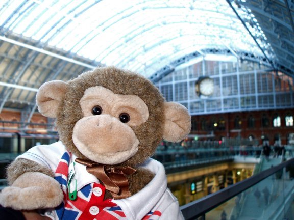 Jimby at St Pancras Station