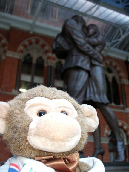 Jimby at St Pancras Station