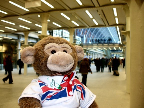 Jimby at St Pancras Station