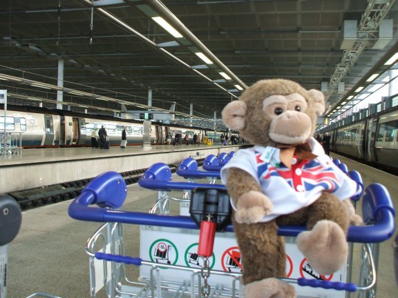 Jimby at St Pancras Station