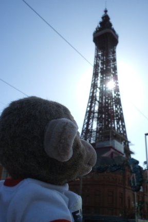 Blackpool Tower at last. Might not be the one in Paris that cousin James Jimby saw but it is nig enough for me