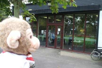 The Lowther Gardens Cafe in Lytham where the Banana Bread was.I