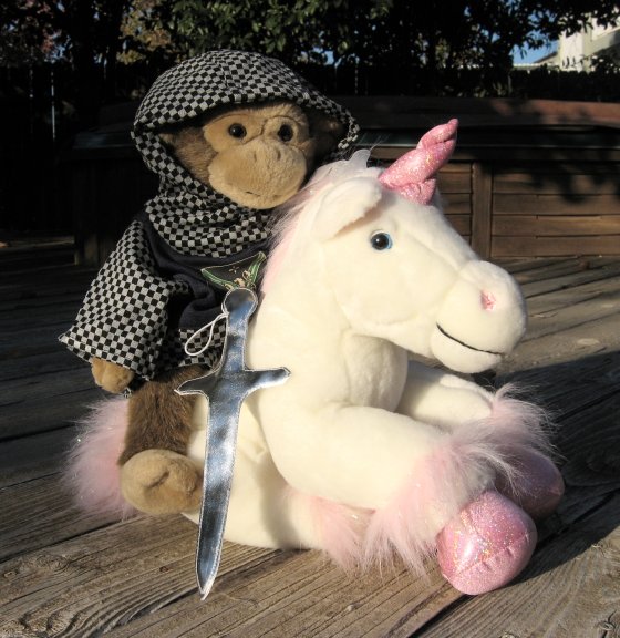 Sir Jimby on his Steed