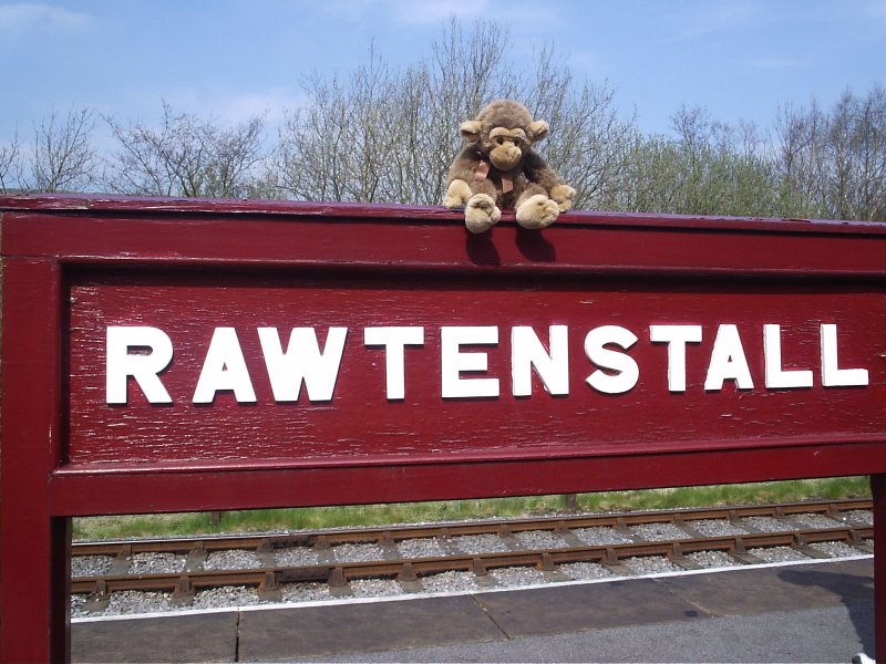 Zenny Jimby Smith on the station sign